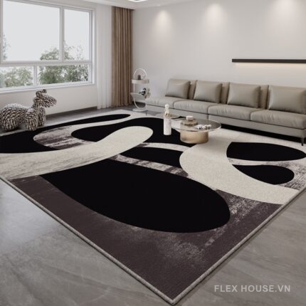 Thảm dệt sợi vòng nghệ thuật Contemporary Art XF6958.01