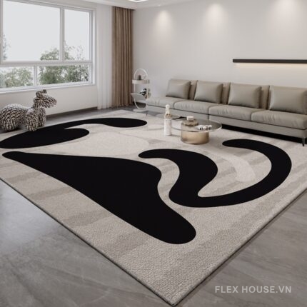 Thảm dệt sợi vòng nghệ thuật Contemporary Art XF6958.02