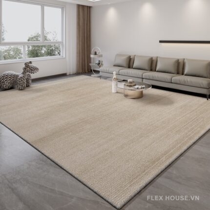 Thảm dệt sợi vòng trơn hiện đại cao cấp XF6961.02