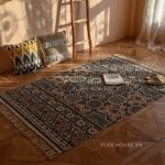 Thảm hoa văn Mosaic decor đa không gian XF0889