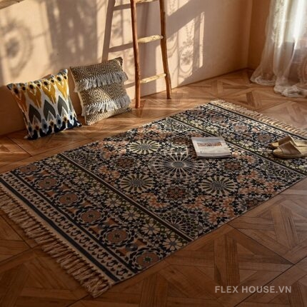 Thảm hoa văn Mosaic decor đa không gian XF0889