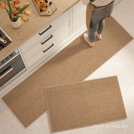 Thảm nhà bếp giả sisal chống trượt siêu thấm hút XF1472-01