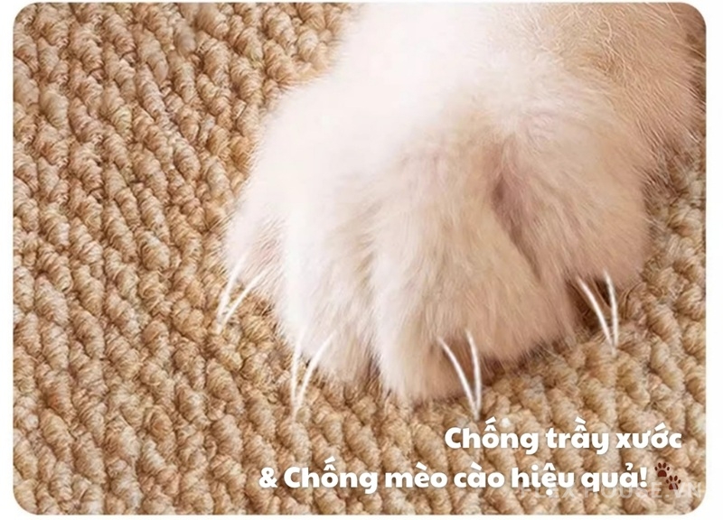 Thảm nhà bếp giả sisal chống trượt siêu thấm hút XF1472