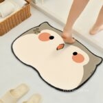 Thảm nhà tắm chống trượt siêu bám siêu thấm hình thú XF0614.03