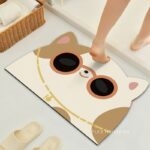 Thảm nhà tắm chống trượt siêu bám siêu thấm hình thú XF0614.04
