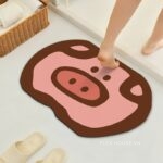 Thảm nhà tắm chống trượt siêu bám siêu thấm hình thú XF0614.08