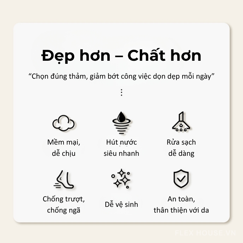 Thảm nhà tắm hình những chú chó bông tuyết mát mẻ XF6858