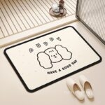 Thảm nhà tắm siêu thấm Diatomite hình chó tuyết PUPPY XF6859.04