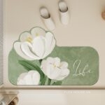 Thảm nhà tắm siêu thấm nước hình hoa tulip XF5847.03