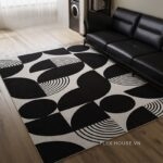 Thảm phòng khách hiện đại hình khối trừu tượng XF6956