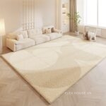 Thảm phòng khách hiện đại thanh lịch Milk Aesthetic XF8305.01
