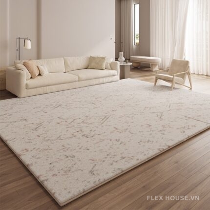 Thảm phòng khách hiện đại vệt loang xám hồng phấn XF8302