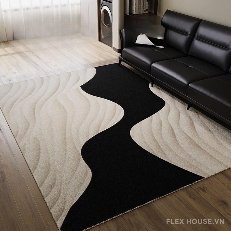tham-phong-khach-van-song-nghe-thuat-american-minimal-xf6954 Thảm phòng khách vân sóng nghệ thuật XF6954 1