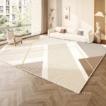 Thảm polyester dệt nhung mịn trải sofa bàn trà XF0045.01
