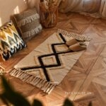 Thảm polyester hình chữ nhật decor phòng ngủ Vishni XF0714