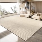 Thảm sofa phòng khách họa tiết vân tròn Bắc Âu XF0044.04
