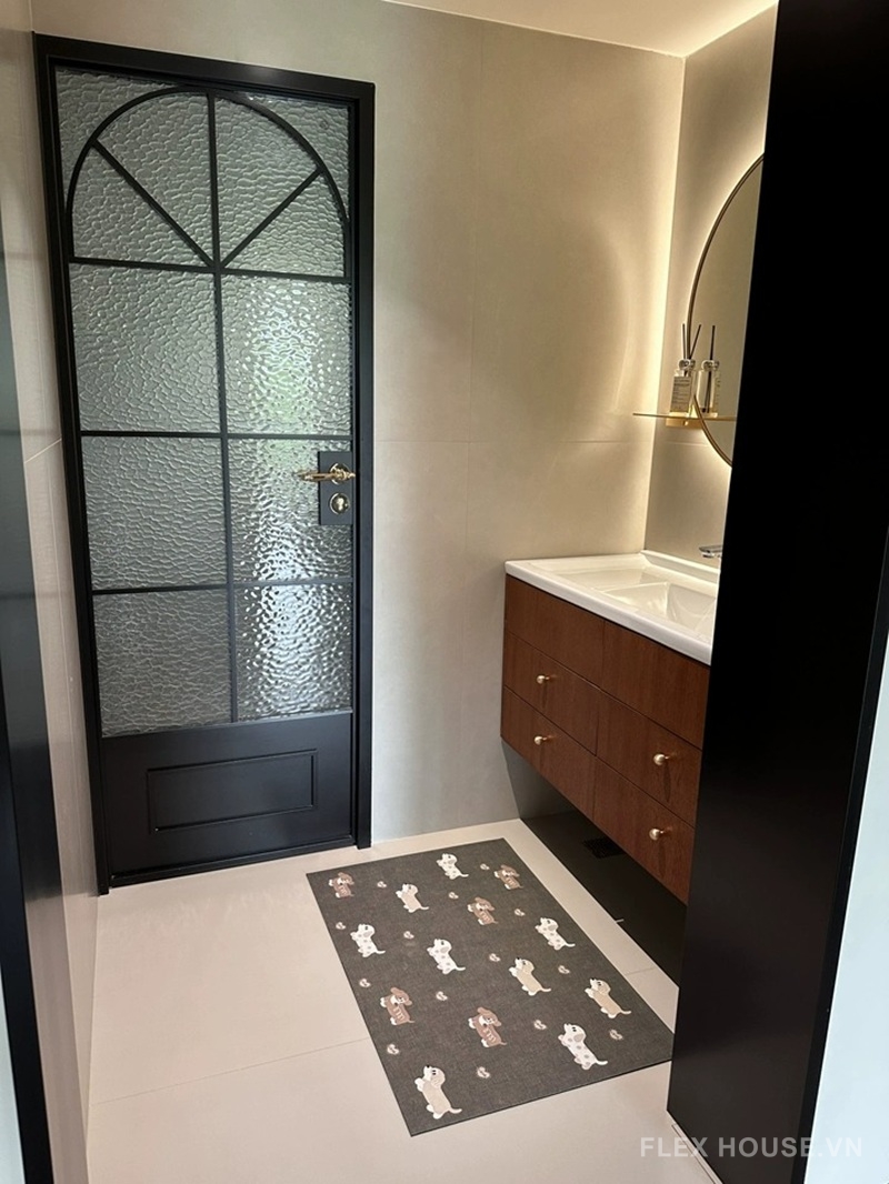 Thảm tảo cát những chú chó Dachshund Đức nhỏ XF3032 11 Ảnh thực tế thảm XF3032