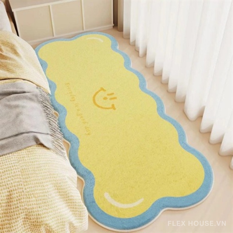 Thảm trải cạnh giường nụ cười mây pastel ngọt ngào XF8774 6 Thảm trải cạnh giường nụ cười mây pastel ngọt ngào XF8774.03