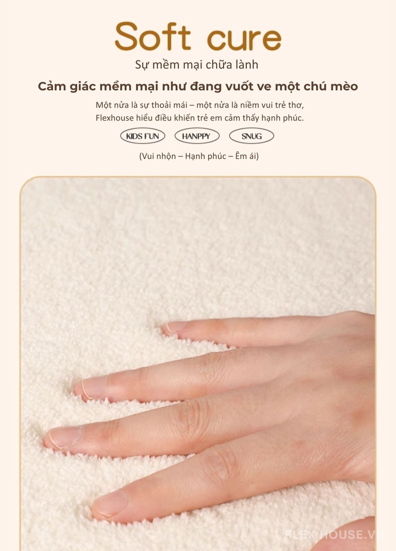 Thảm trải cạnh giường phòng ngủ trẻ em gái XF8802