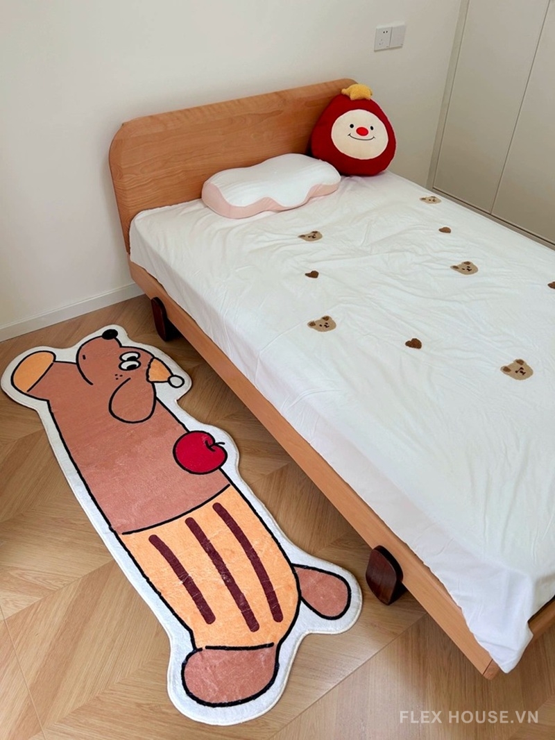 Thảm trải sàn cho trẻ em hình chó Hot Dog XF4480 7 Thảm trải sàn cho trẻ em hình chó Hot Dog XF4480