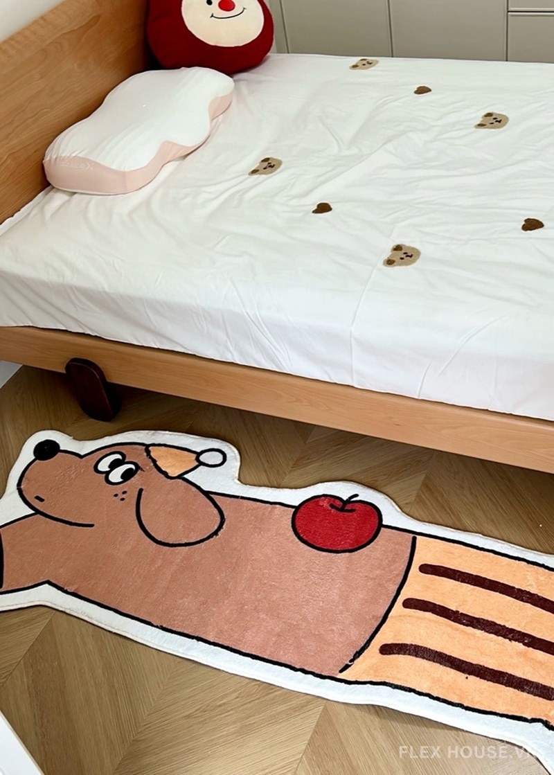 Thảm trải sàn cho trẻ em hình chó Hot Dog XF4480 8 Thảm trải sàn cho trẻ em hình chó Hot Dog XF4480