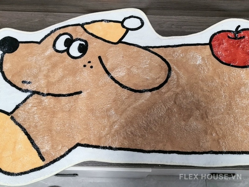 Thảm trải sàn cho trẻ em hình chó Hot Dog XF4480 10 Thảm trải sàn cho trẻ em hình chó Hot Dog XF4480