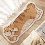 Thảm trải sàn cho trẻ em hình mèo vàng đáng yêu XF4485