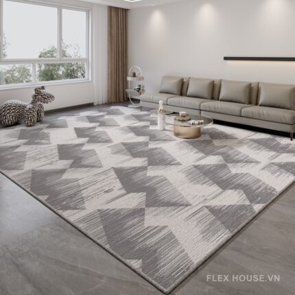 Thảm trải sàn phòng khách họa tiết khối chéo XF6959