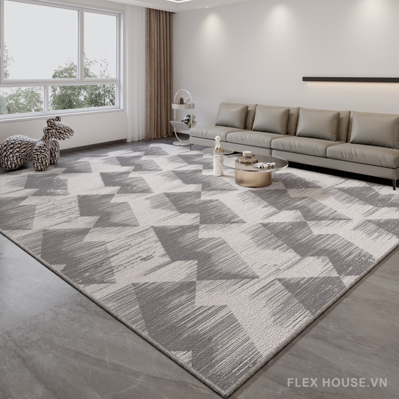 Thảm trải sàn phòng khách họa tiết khối chéo XF6959 4 Thảm trải sàn phòng khách họa tiết khối chéo XF6959