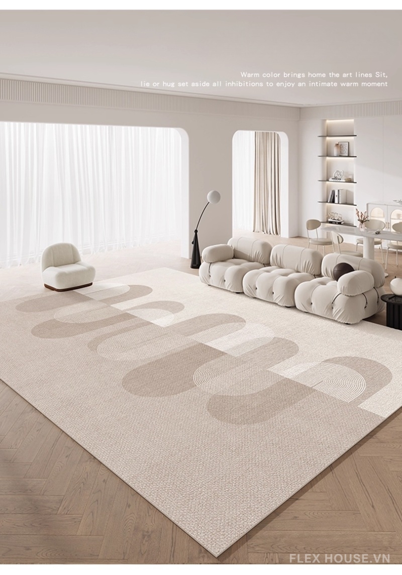 Thảm trải sofa họa tiết nhịp điệu kiến trúc vòm XF0047 1 Thảm trải sofa họa tiết nhịp điệu kiến trúc vòm XF0047