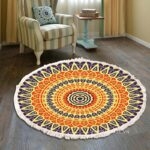 Thảm tròn Boho decor studio độc đáo XF8036-34