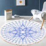 Thảm tròn decor thiền thất trang nhã XF8036-10