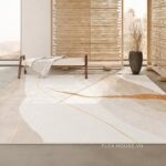 Thảm polyester mô phỏng len cừu decor phòng khách XF5125.03