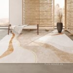 Thảm polyester mô phỏng len cừu decor phòng khách XF5125.07