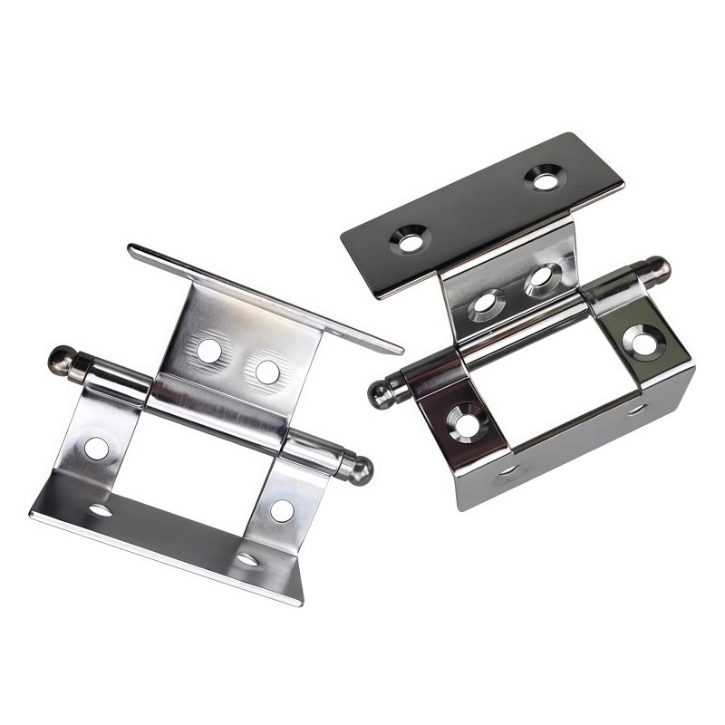 Bản lề chữ U kim loại màu bạc BAHE461 4