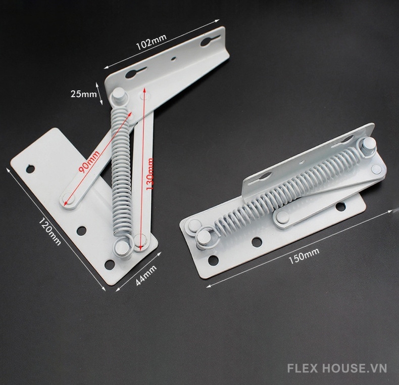 Bản lề tủ bếp lật 75 độ thép cán nguội KY212 6 Bản lề tủ bếp lật 75 độ thép cán nguội KY212 9
