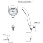Bát sen tắm 1 chế độ phun TOTO TBW07008A