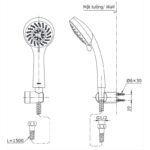 Bát sen tay massage 5 chế độ TOTO DGH108ZR