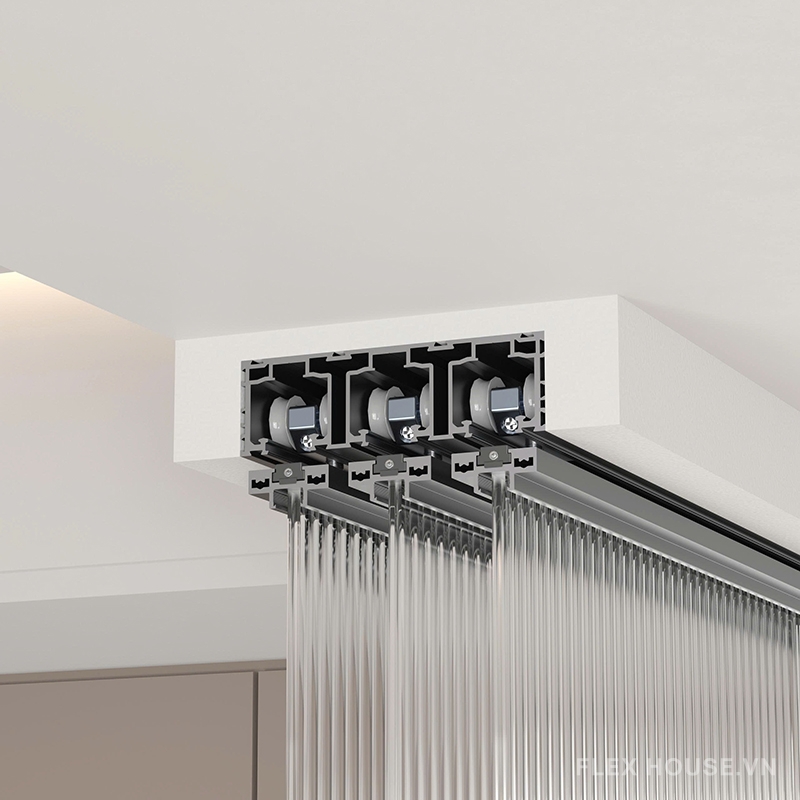 Bộ khung ray trượt cho cửa lùa đồng bộ T930 3