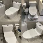 Bồn cầu 1 khối xả nhấn nắp êm TOTO MS885DT8 (2)