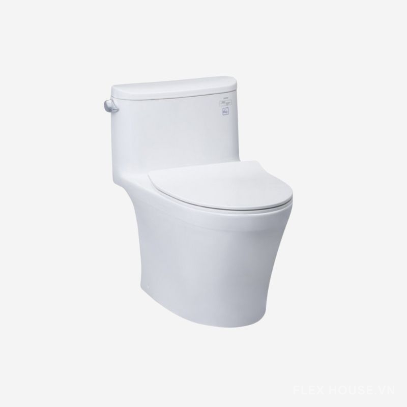 Bồn cầu gạt xả nắp êm 1 khối TOTO MS887RT8 1 Bồn cầu gạt xả nắp êm 1 khối TOTO MS887RT8
