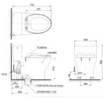 Bồn cầu một khối gạt xả nắp đóng êm TOTO MS188VKT8