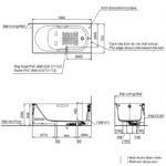 Bồn tắm acrylic chân yếm TOTO PAY1515HVC.W