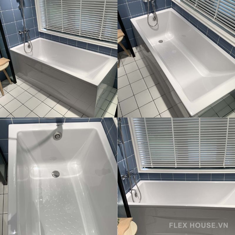 Bồn tắm nhựa chân yếm không tay vịn TOTO PAY1725VC.W