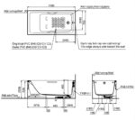 Bồn tắm nhựa chân yếm tay vịn TOTO PAY1525HVC.W (1)