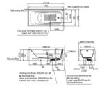 Bồn tắm nhựa không tay vịn TOTO PAY1730V.W
