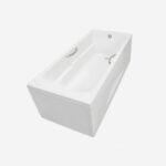 Bồn tắm nhựa có yếm có tay vịn TOTO PAY1735HVC.W