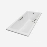 Bồn tắm nhựa đặt sàn chữ nhật có tay vịn TOTO PAY1520HV.W