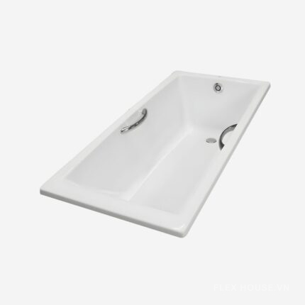 Bồn tắm nhựa đặt sàn chữ nhật có tay vịn TOTO PAY1520HV.W