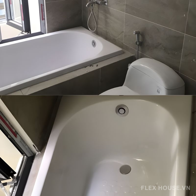 Bồn tắm xây nhựa có tay vịn TOTO PAY1510HV.W 1